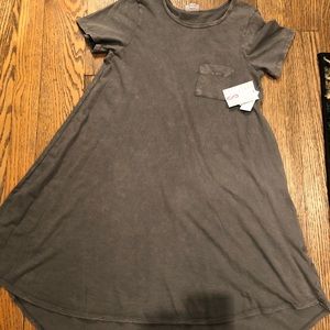 Small acid washed gray Carly dress